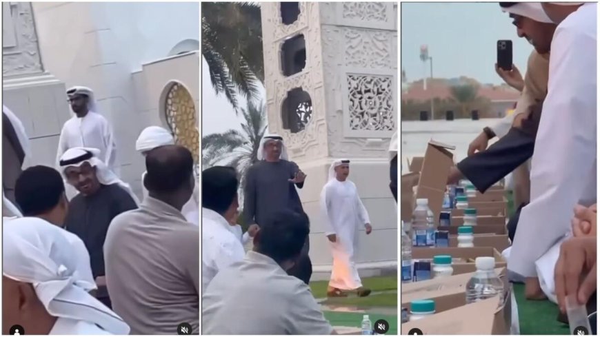 Abudhabi President breaks fast with UAE worshippers at Sheikh Zayed Grand Mosque